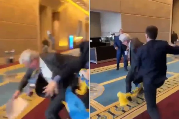 Vídeo: representantes da Ucrânia e da Rússia trocam socos na Turquia