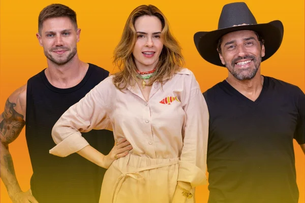 Jonas Sulzbach, Ana Paula Renault e Alberto Cowboy