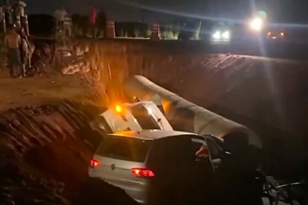 Imagem colorida, acidente em Cuiabá- Metrópoles