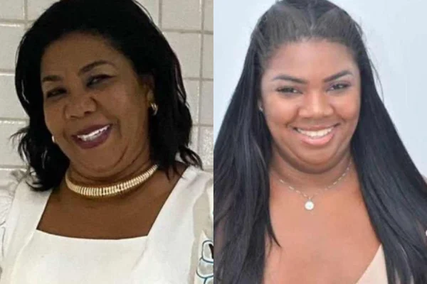 Montagem feita a partir de fotos das redes sociais de Elisângela Brito e Raquel Brito - Metrópoles