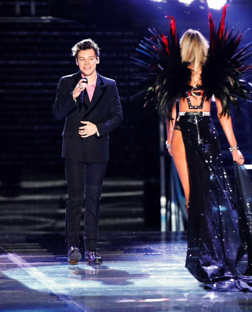 Já Harry Styles participou do desfile em 2017 Já Harry Styles participou do desfile em 2017