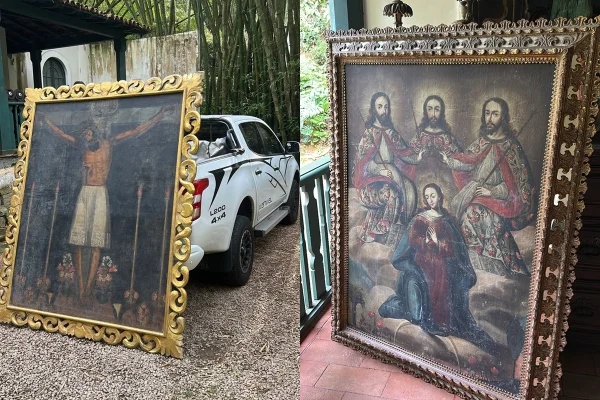 Veja imagens de obras sagradas do Peru apreendidas no Rio por venda ilegal - Metrópoles