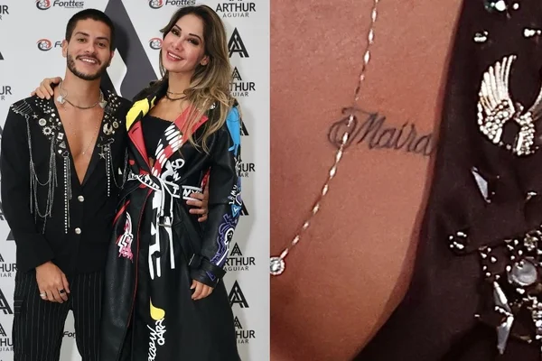 Arthur Aguiar não fez só uma, mas duas tatuagens novas. Saiba mais!