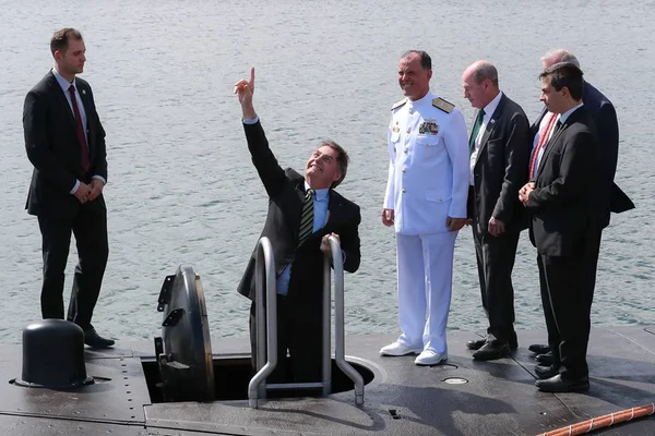 Bolsonaro ignora parceira França em evento do submarino Humaitá