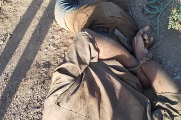 Imagem colorida de homem amarrado em Sergipe