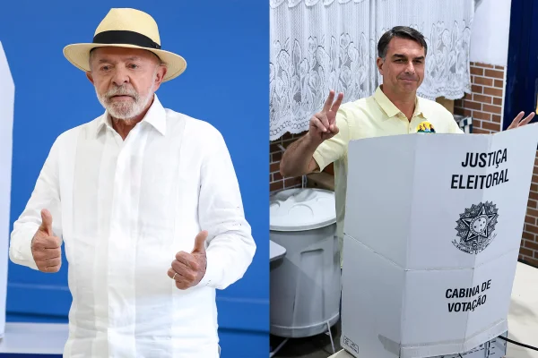 lula x Flavio Bolsonaro metropoles