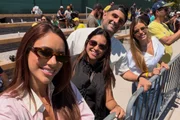 Bruna Biancardi posa com amigos nos Estados Unidos Bruna Biancardi posa com amigos nos Estados Unidos