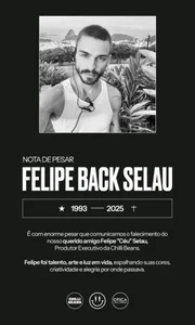 Chilli Beans emitiu uma nota de pesar pela morte de Felipe Selau