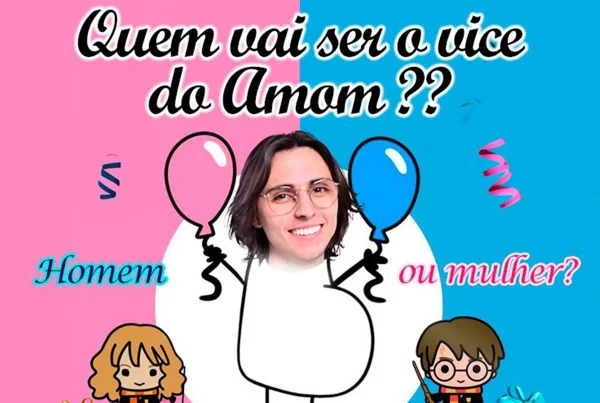 Convite para chá de revelação de Amon Mandel