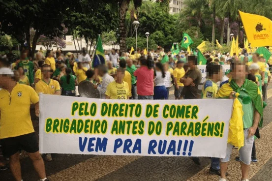 Internet foi à loucura em resposta aos protestos deste domingo (13/3). Veja alguns memes