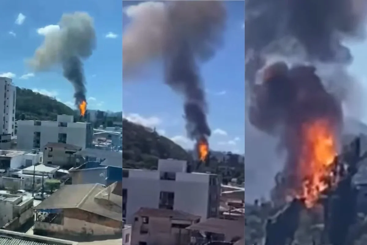 Incêndio de grandes proporções atinge unidade da Aperam em Timóteo