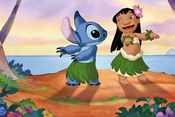 Cena da animação Lilo & Stitch