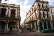 Ruas de Havana, capital cubana 
