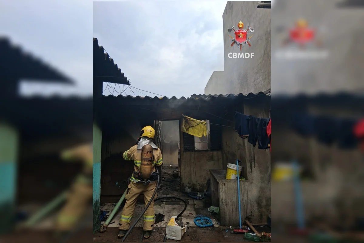 quartos, sala e banheiro da residência foi consumido pelas chamas quartos, sala e banheiro da residência foi consumido pelas chamas
