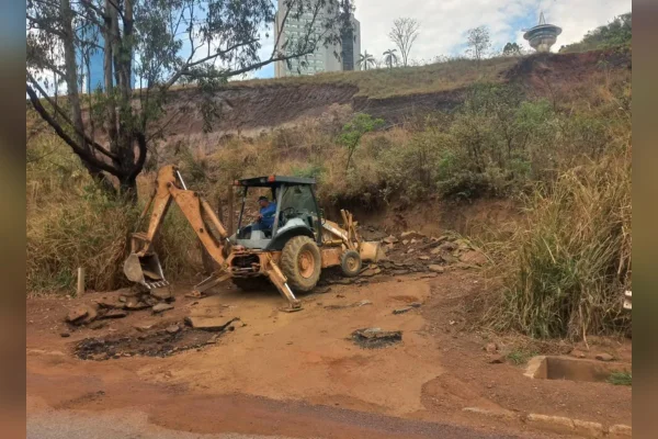 Acesso a Nova Lima pela MGC-356 obras