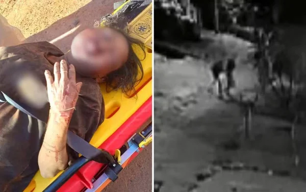 imagem colorida mulher arrastada e estuprada lote baldio