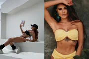 Natacha Horana exibe novo corpo após passar quatro meses presa Natacha Horana exibe novo corpo após passar quatro meses presa