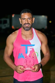 Paulo Leandro, o primeiro colocado da categoria PCD masculino Paulo Leandro, o primeiro colocado da categoria PCD masculino