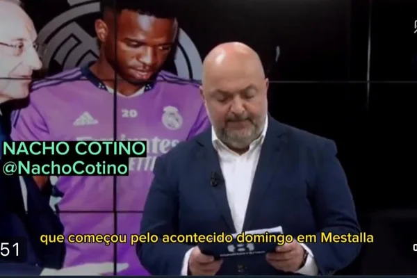 O ódio de um jornalista espanhol: “Vini Jr. é um péssimo esportista”