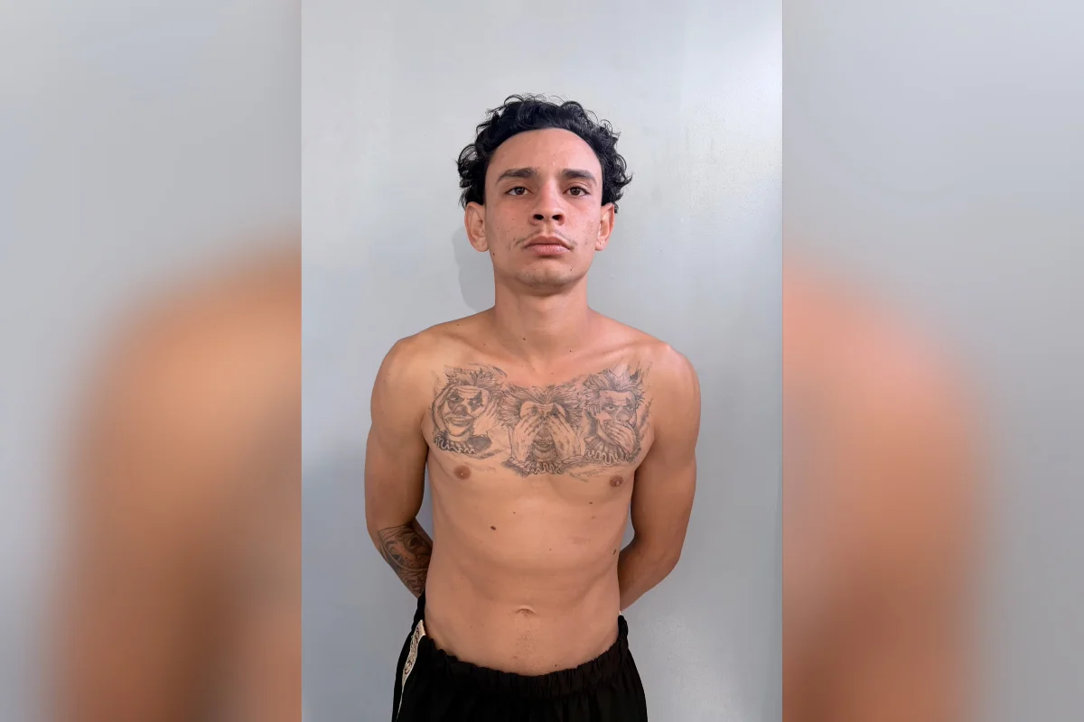 O suspeito foi preso em Samambaia O suspeito foi preso em Samambaia