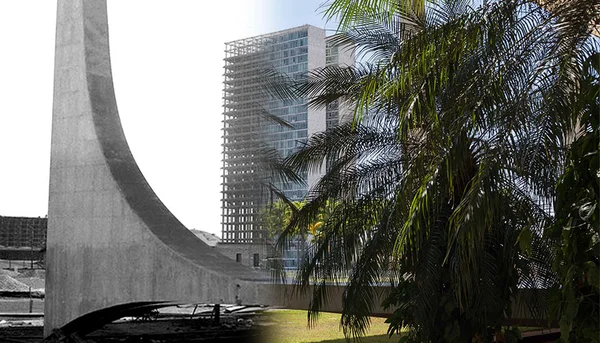 Imagens de antes e depois mostram as mudanças nos 56 anos de Brasília