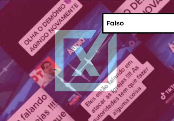Imagem colorida de post falso sobre ex-tesoureiro do PT