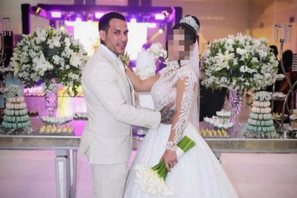 As imagens do luxuoso casamento do cantor que deu golpe na Prada e Gucci