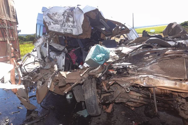 Van que bateu em caminhão e deixou 5 mortos na BR-020 era clandestina