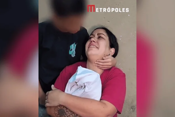 Viúva se desespera após ver marido ser morto em frente a escola no ABC