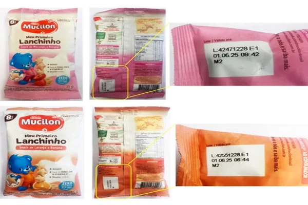 Imagem colorida de produto Mucilon recolhido - Metrópoles