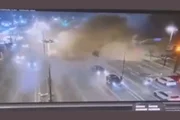 Surveillance camera records the moment of explosion in East District Surveillance camera records the moment of explosion in East District