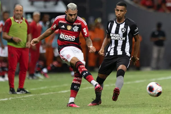 Flamengo e Botafogo se enfrentam pela 9ª rodada do Carioca no Estádio Mané Garrincha - Metrópoles