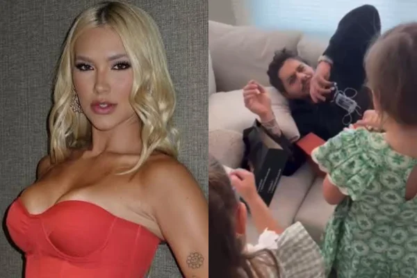 Virginia mostra momento de Zé Felipe com os filhos no Dia dos Pais