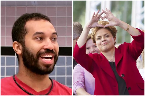 Gilberto e Dilma Rousseff