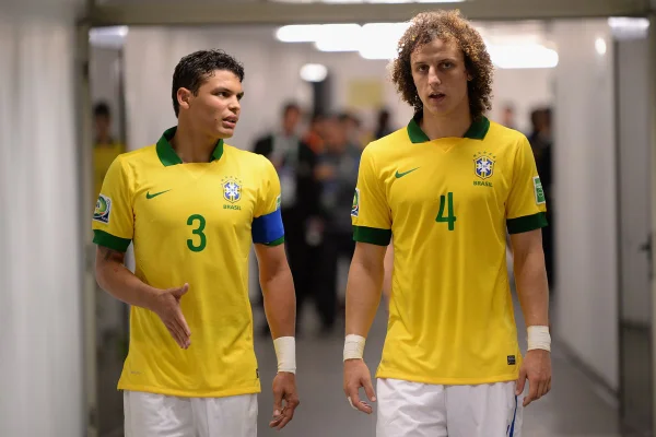Thiago Silva e David Luiz Seleção Brasileira