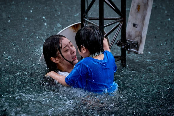 Imagem colorida do filme A Grande Inundação, da Netflix - Metrópoles