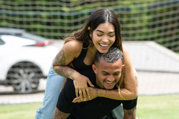 Foto colorida de Wesley e Amanda Martins - Metrópoles