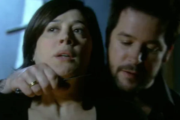 Foto colorida de Dodi e Donatela da novela A Favorita-Metrópoles