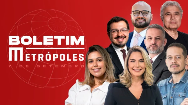 Imagem colorida da chamada do Boletim Metrópoles de 7 de setembro de 2022