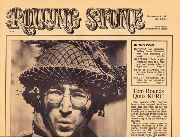 JOHN LENNON 表紙 ROLLING STONE誌 1990年8月 Revista 