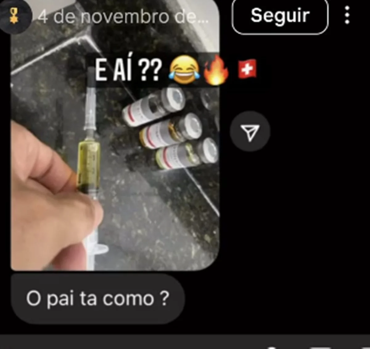 “Veneno estético”: império dos anabolizantes despeja milhões no DF e vicia marombeiros - imagem 9 “Veneno estético”: império dos anabolizantes despeja milhões no DF e vicia marombeiros - imagem 9