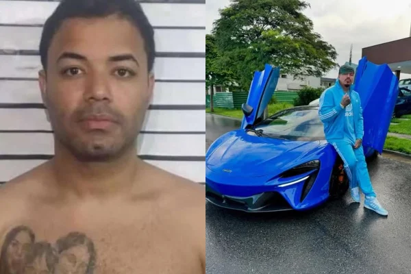 Montagem Hytalo Santos e carro de luxo