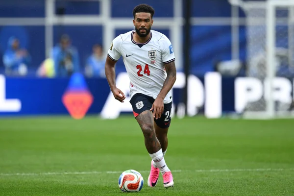 Reece James, jogador da Inglaterra durante a Copa do Mundo