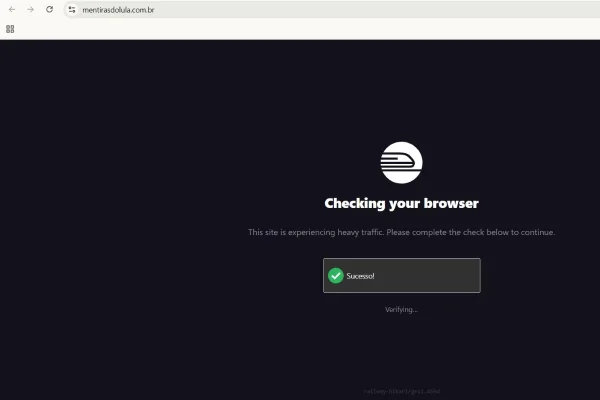 Site citado por Flávio de mentiras de Lula fica fora do ar com muito acesso