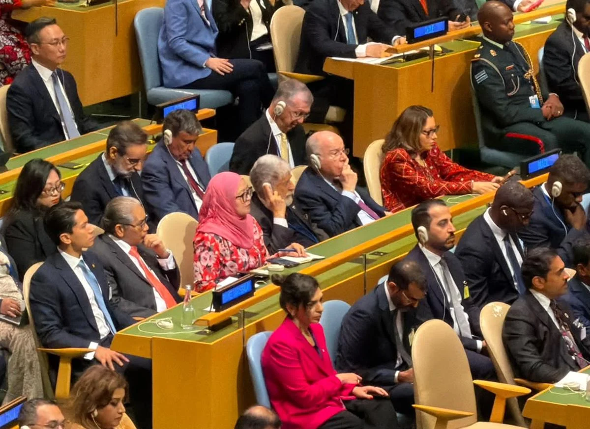 Delegação brasileira na ONU, com Mauro Vieira e Janja Delegação brasileira na ONU, com Mauro Vieira e Janja