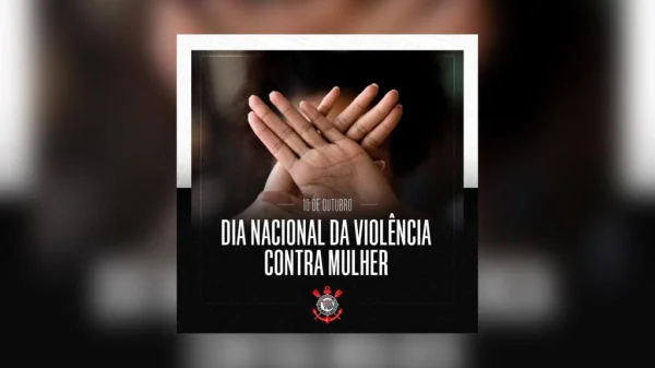 Imagem mostra post do time Corinthians nas redes sociais - Metrópoles