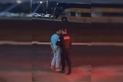 Momento da prisão do faccionado 