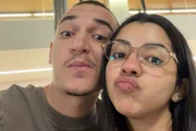 João Gomes e Ary Mirelle fazem pose nas redes sociais João Gomes e Ary Mirelle fazem pose nas redes sociais