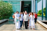 Presidente Lula e primeira-dama Janja Presidente Lula e primeira-dama Janja
