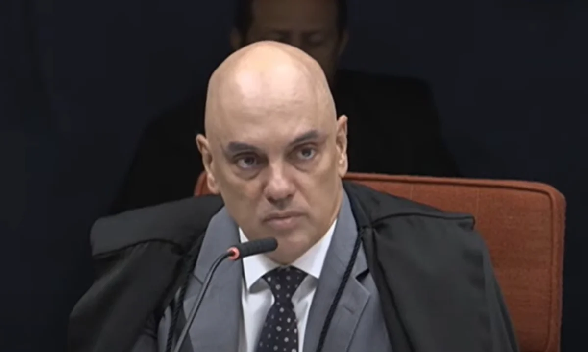 Reprodução de imagem do ministro Alexandre de Moraes - Metrópoles
